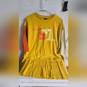 Sean John Yellow and orange Graphic Tee